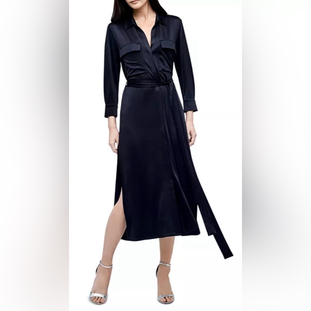 L’agence midi shirt dress. Size XS. Worn ONLY ONCE! Pristine condition!